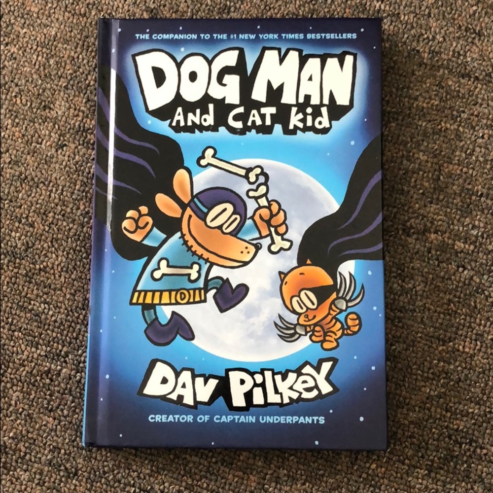 Dog man and cat kid book new never opened